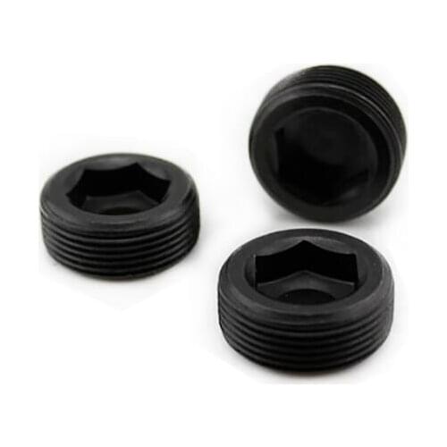 10pcs M14 M16 M18 allen set screws inner hex socket full fine thread bolts cylindrical flat ends male screw 10mm-20mm length