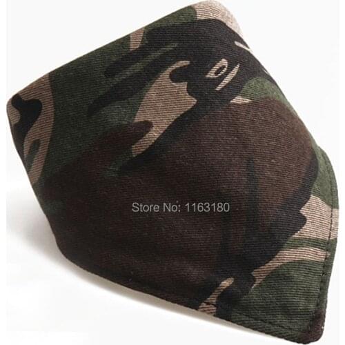 200pcs/lot Small Medium Large Camouflage Dog Bandana Pet Scarf Collar Dogs Cats Pet Accessories