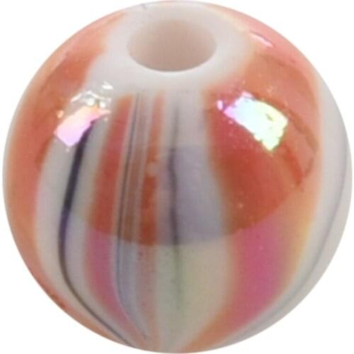 300PCs Mixed Acrylic Ball Spacer Beads 8mm( 3/8 inch) -Jewellery Making ,DIY Crafts