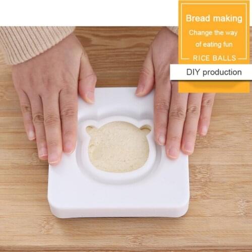Non-Stick Bread Sandwich Mold Small Bear Bread Maker Molds Lovely Bakeware Buscuit Cake DIY Pan Plate Kitchen Accessories