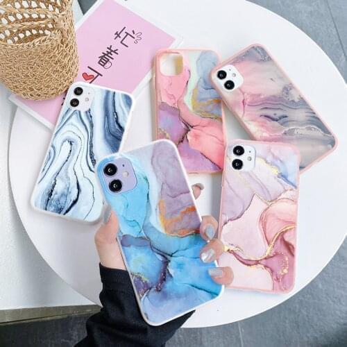 Marble Gradient Crack Case For Huawei P20 P30 Pro P40 Lite E Y9 Prime Y7 Y6 P Smart 2019 2021 Honor 20 Pro 10 Lite 9X 9C Cover