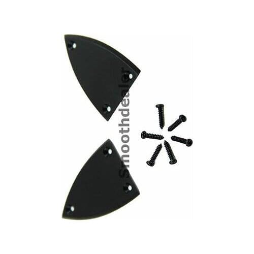 Black Truss Rod Cover With Screws For Guitar 3 Holes Guitar Parts Accessories