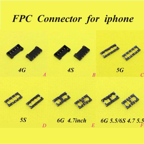 Cltgxdd FPC connector Battery Clip on motherboard mainboard for iPhone 4 4g 4S 5C 5 5S 5SE 6 6plus 6S 6Splus