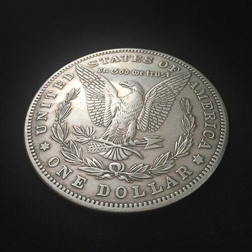 Jumbo Copper Morgan Dollar (7cm) Stage Magic Tricks Close Up Stage Magia Comedy Coins Magie Illusion Gimmick Props for Magician