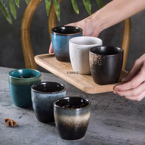Ceramic Teacup Kiln Change Porcelain Teacups Chinese Kung Fu Cup 150mlJapanese Creative Ceramic Cup