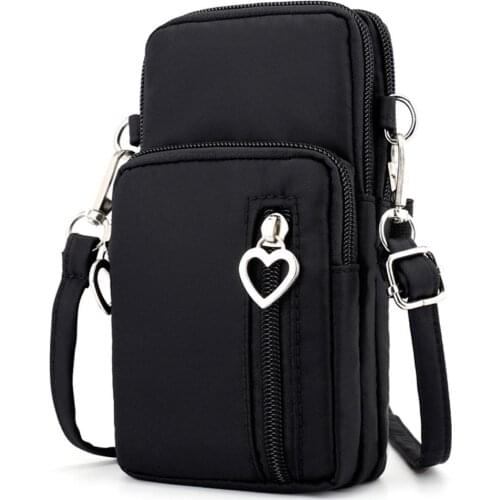 Sports Oxford Cloth Lightweight Mini Crossbody Bags For Women Pouch Phone Bag Arm Pack Gilrs Cion Purse Ladies Shoulder Bag