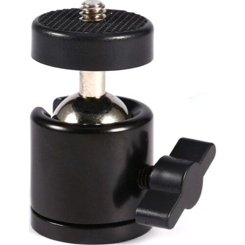 Mini tripod ball head for Canon Nikon Sony DSLR Camera Camcorder DV Mini Tripod LED Light Flash Bracket with 1/4"