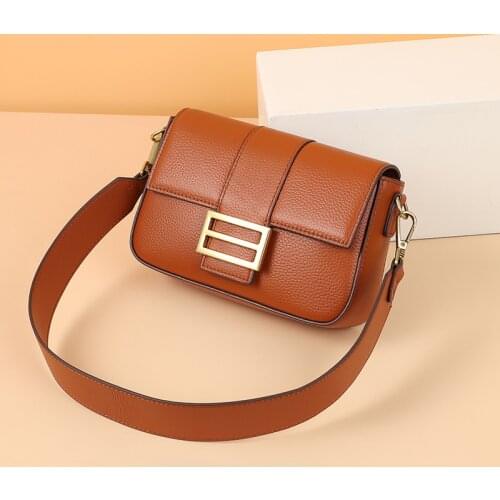 Genuine Leather fashion small womens messenger bag brand retro cowhide shoulder bag crossbody bags for women bolso mujer