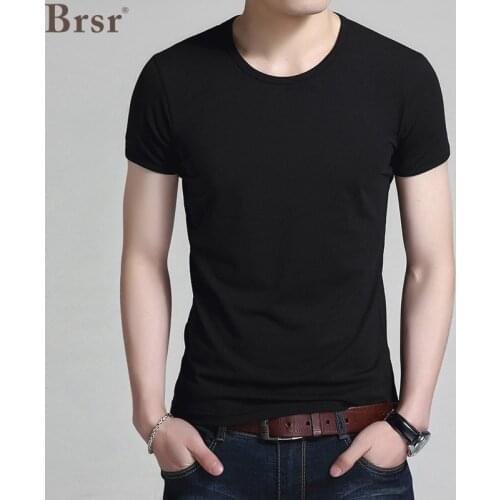 Summer New Brand Tops T Shirt For Men Round Neck In Bulk Plain Short Sleeve Casual Fashion Clothes Oversized Mens T-shirt Tee