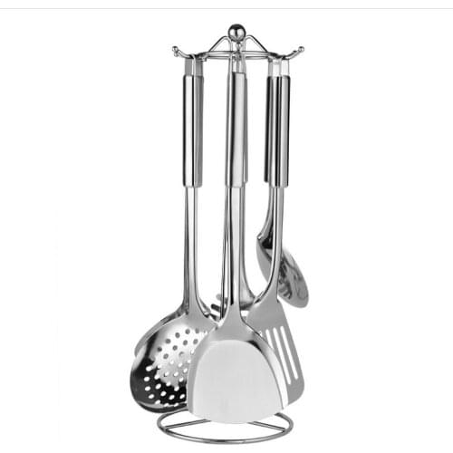 7pcs/set kitchen utensil set stainless steel kitchen cooking tools high-grade kitchen utensils kitchen porridge accessories