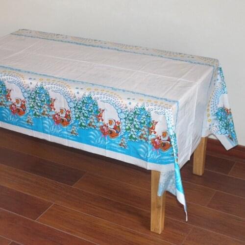 Disposable Plastic Table Cloth Happy Birthday TableCover Tablecloth Cartoon Waterproof For Kids Birthday Party Decoration