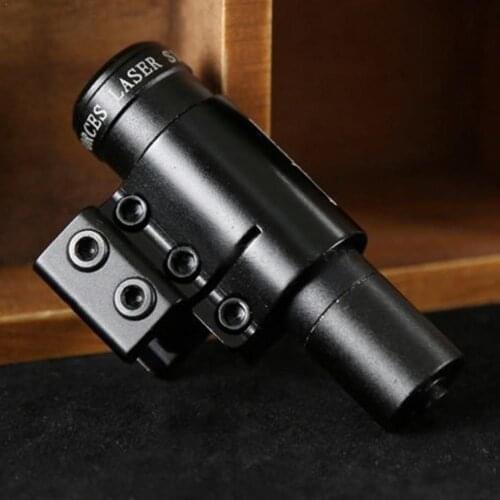 Hunting compact Mini Adjustable Visible Tactical Red Dot Sight 11mm Scope Rail Military Gear 21mm Equipment For paintball L Q0Q5