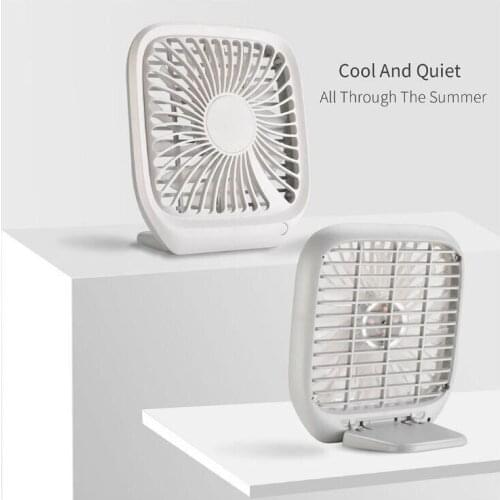 Portable Mini USB Charging Noiseless Desktop 3-Speed Electric Fan