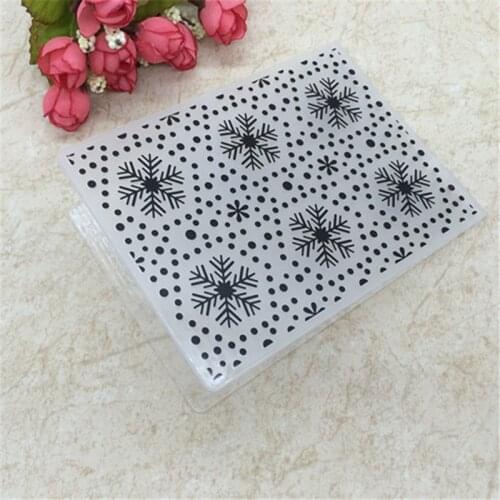 Snowflake Plastic Embossing Folders for DIY Scrapbooking Paper Craft/Card Making Decoration Supplies