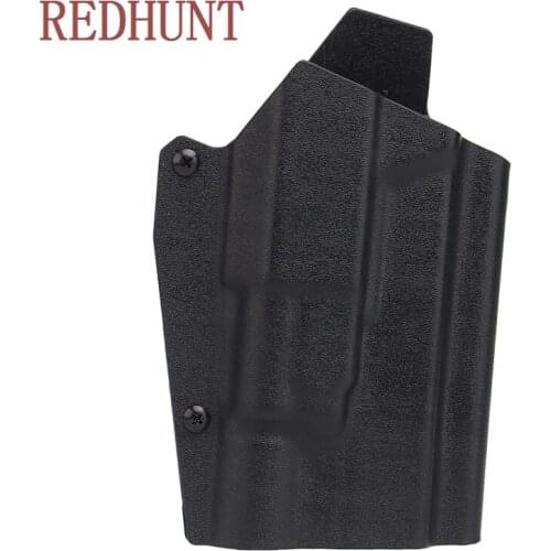 GLOCK 17 Light-Bearing Holster Tactical Quick Pull Pistol Holster for GL17 19 G-X400 Flashlight Hunting Gun Airsoft Accessories