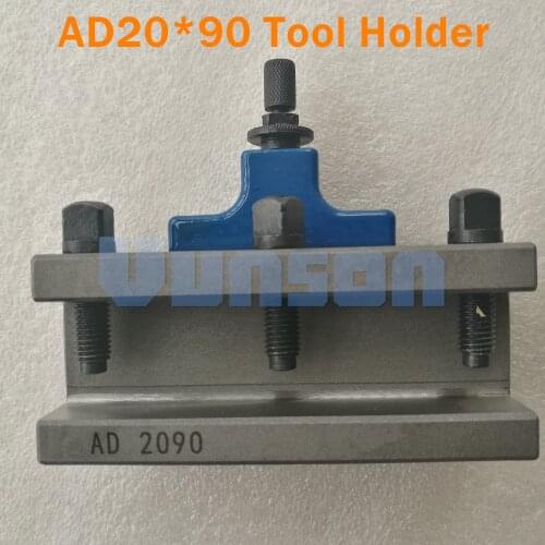 TOOA1 AD20*90 European Style Turing and Facing tool holder for A1 type Lathe Swing Diameter 150~300mm QCT Quick Chang Tool Post