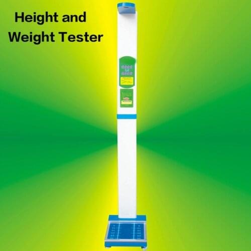 University Physical Fitness Screening All-in-one Height and Weight Tester Ultrasonic Body Scale Weighing Scale