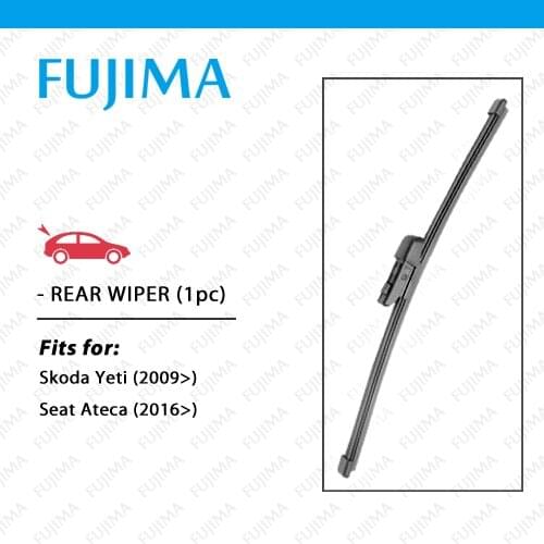 Rear Wiper Blade for Skoda Yeti Seat Ateca, 11inch 28cm Back Windscreen Wipers