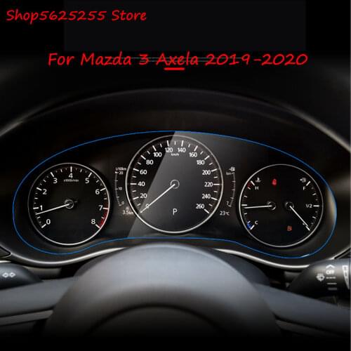 Car Instrument Panel Protector For Mazda 3 Axela 2019 2020 2021 Accessories Dashboard Panel Screen Protective Membrane Film
