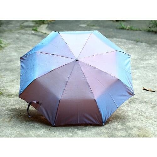 Violet Peal umbrella,anti-rust parasol,100%sunscreen,UPF>50+,ladies'parasol,8 ribs,210T neon fabric,bag parasol,UV protecting