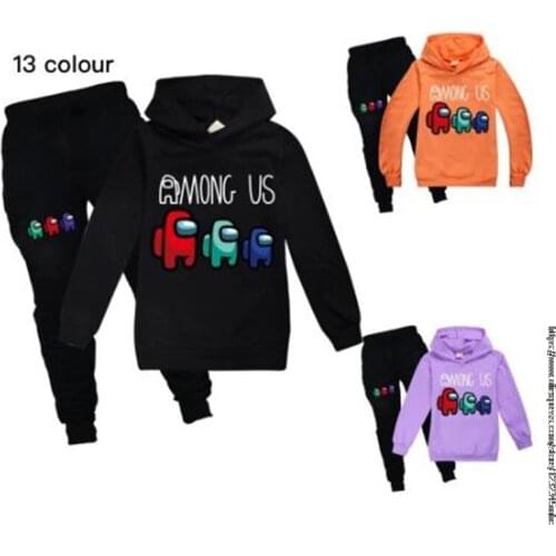 2021 Among Us 3D Kids Hoodies for Childrens Sweatshirt Boys Girls Cute Long Sleeve Autumn Winter Print Cartoon Clothes Pants
