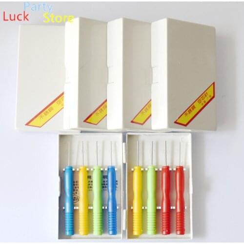 8PCS No tin. Stainless Steel Empty core needle Detachable pin element capacitor electronic hollow needle Maintenance use