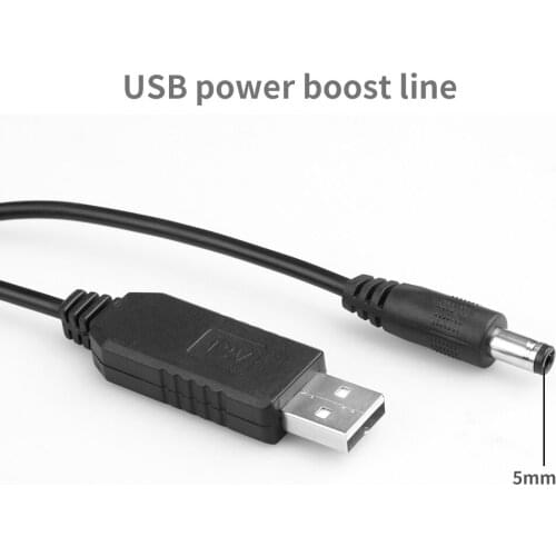 Kebidu USB power boost line DC 9V / 12V Power Supply Router Adapter Step Up Module Boost Converter 2.1x5.5mm Wire