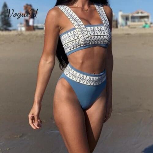 High Waisted Bikinis Striped Tube Top Swimsuits Push Up Bikini Set Swimsuit Sexy Swimwear Bathing Suit Swimming Suits Beachwear