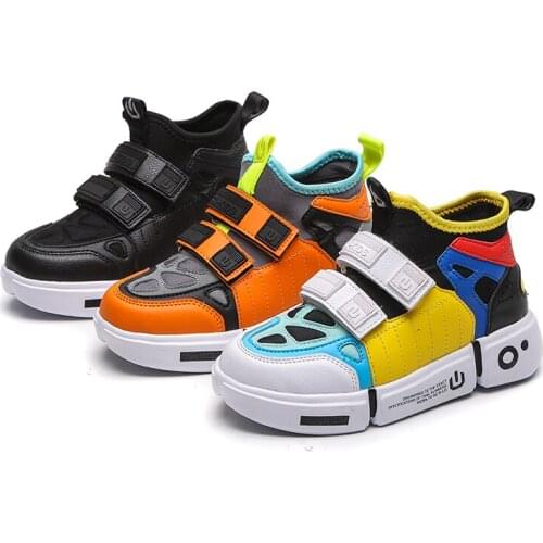Kids Shoes Childrens Fashion Sports Shoes Boys Running Leisure Breathable Outdoor Kids Shoes Lightweight Sneakers Shoes