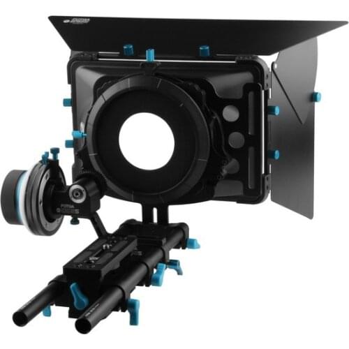 FOTGA DP500IIS Follow Focus M2 Baseplae Support Rig+M2 Mattebox Set for A7II A7R II A7S II 5DIII BMCC BMPCC D7100 GH4 GH5 A6300