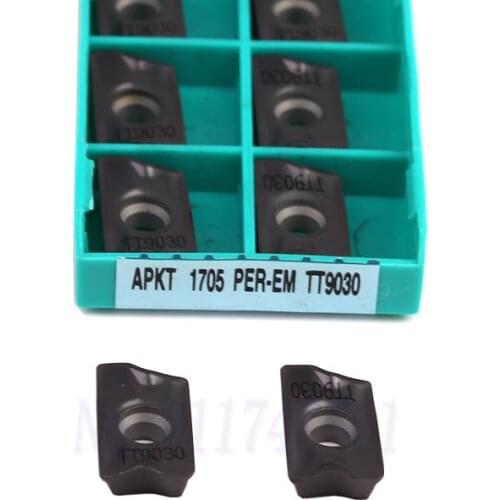 APKT1705PER-EM TT9030 High Quality Milling Turning Tool Insert APKT1705PER-EM TT9080 CNC Lathe Tool Cutting Tool Carbide Insert