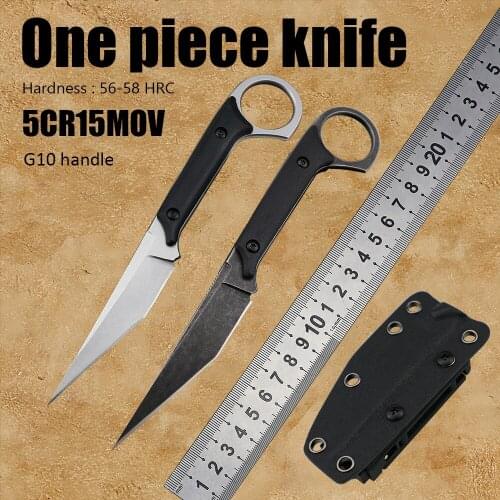 G10 handle csgo Hunting knife survival camping utility tactical fixed blade knife edc tools