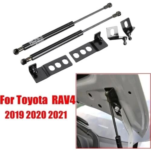 Car Front Engine Bonnet Gas Struts Bars Damper Hood Lift Auto Gas Shock Hood Strut Damper For Toyota RAV4 RAV-4 2019 2020 2021