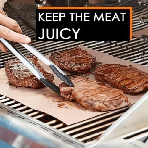 Easy Grill Grill & Bake Mat Reusable Non Stick Baking Paper Oven Pastry Mat Liner Heat Resistant Easy Clean BBQ Baking Sheet