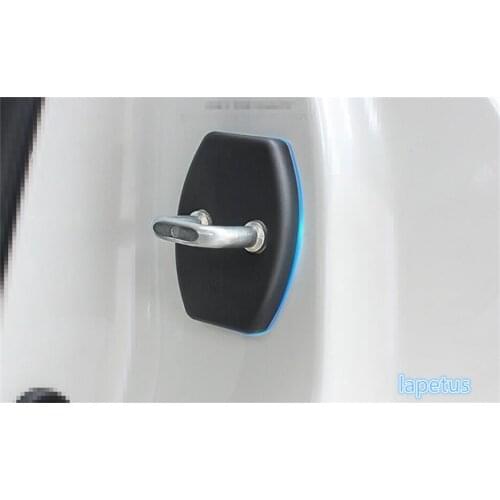 Lapetus Inner Car Door Lock Buckle Plastic Protective Cover Kit 4 Pcs / set Accessories For Toyota Highlander 2009 - 2019