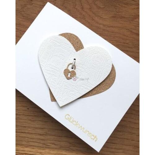 Mmao Crafts Metal Steel Cutting Dies Card envelope heart buckle Stencil For DIY Scrapbooking Paper/photo Cards Embossing Dies