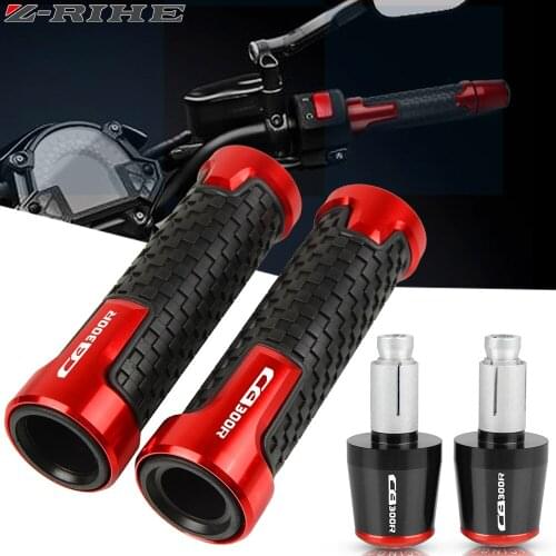 Motorcycle Accessories 22mm 7/8" Handlebar Grips Handle Bar Cap End Plugs For HONDA CB300R CB300 R 2017 2018 2019 2020 2021 2022