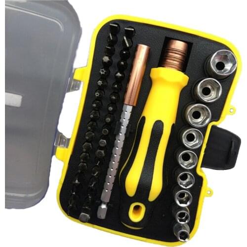 PARON 47 In 1 Professional CRV Security Retractable Sleeve Screwdriver Set Yes Shanked Extra Long Precision Drill Free Long Bits