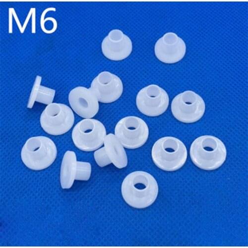 M6 Transistor Washer Nylon T type Gasket Plastic Casing Gaskets 14mm Head diameter