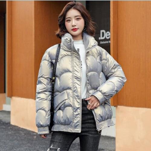 New Womens Parka 2021 Winter Jacket Women Coat Warm Thick Casual Fashion Parkas Female Outerwear Gray
