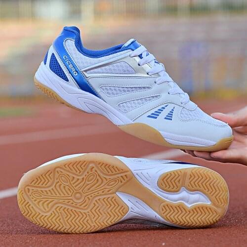 New Professional Badminton Shoes Light Weight Badminton Sneakers Comfortable Table Tennis Shoes Anti Slip Volleyball Sneakers