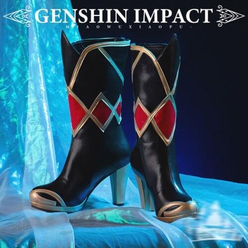 Rosaria Cosplay Shoes Genshin Impact Cos Mondstadt Sister Womens Prop Shoes