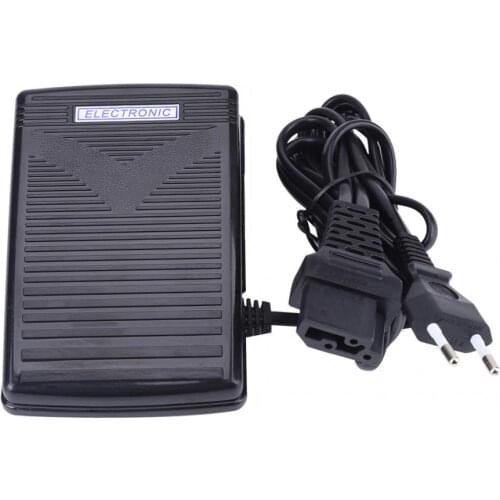 EU plug 220V Home Sewing Machine Foot Control Pedal With Power Cord Foot Control Pedal