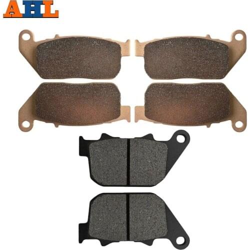 Motorcycle Front and Rear Brake Pads for XL 1200 R XL1200R Sportster Roadster 2004-2008 Black Brake Disc Pad