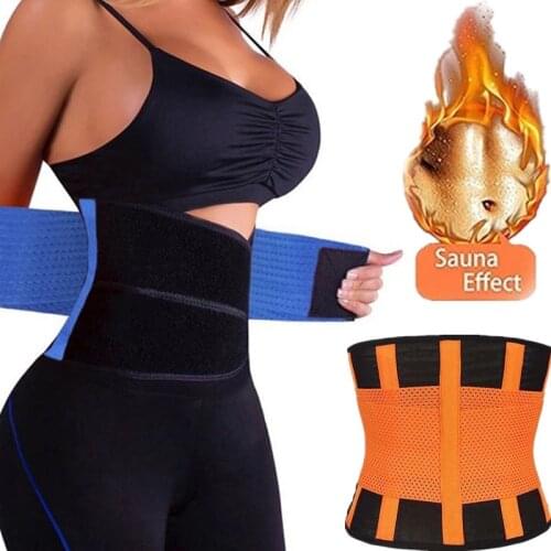 Waist Trainer Female Slimming Shaper Fat Reducing Trimmer Belt Modeling Strap Body Shaper Corset Waist Belt Neoprene Lumbar Belt