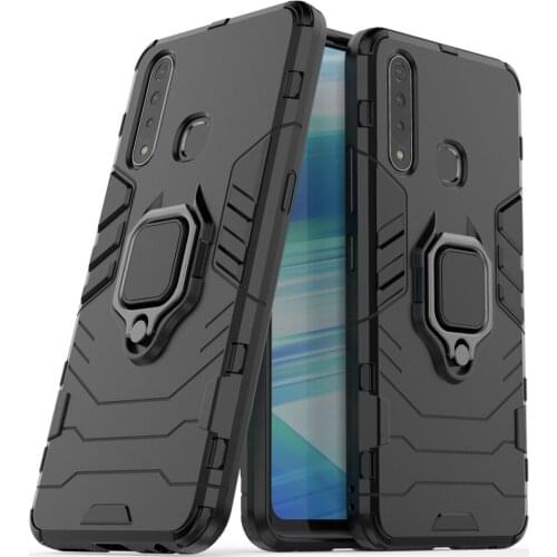 Shockproof Armor Case For vivo Z5x Z1Pro Z1 Pro 6.53" Hybrid Hard PC+Soft TPU Rotating Ring Stand Holder Cover