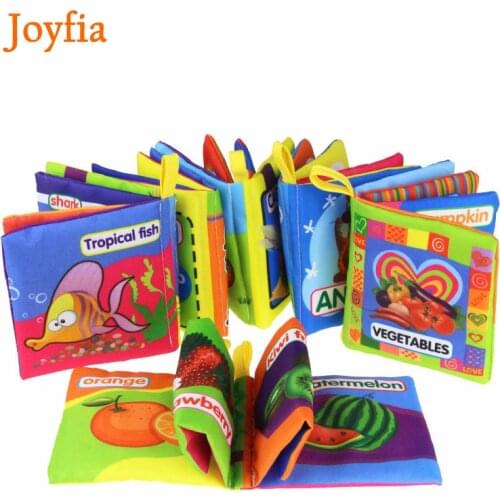 Cloth Baby Book Intelligence Development Educational Toy Soft Cloth Learning Cognize Books For 0-12 Months Kids Quiet Book