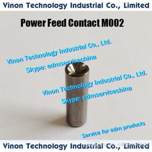 2pc) X054D129H04 edm Power Feed Contact M002 Ø7x20xØ0.9mm for Mitsubishi F,F1,G,H,HA. X054D476H01,X054D476H02,DD919A,DD91900