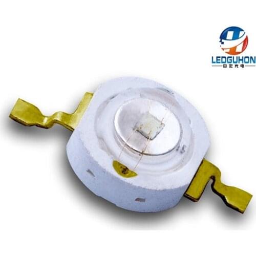 3W Gold-plated frame violet led 400-410nm