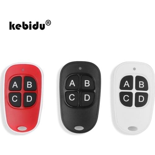 433MHz 4 Channel Wireless RF Remote Control Cloning Remote controller Duplicator for Electric Gate Garage Door Key Fob